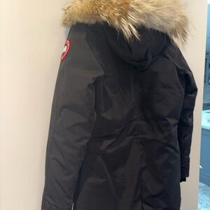 Canada Goose Black Parka with Fur Trim